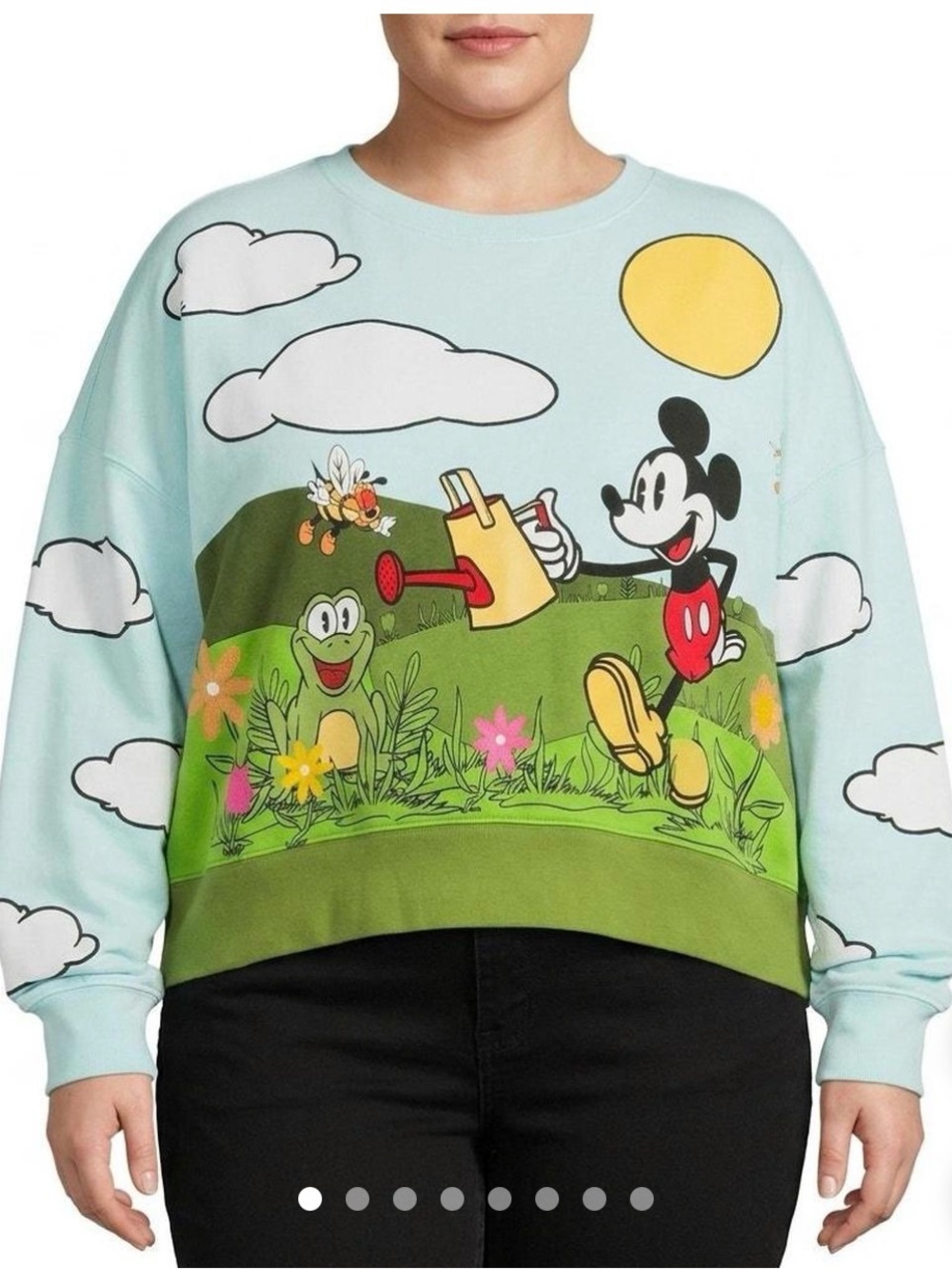 Mickey Mouse embroidered sweater